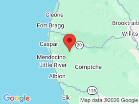 Map of Site Report: Mendocino Woodlands State Forest, United States of America